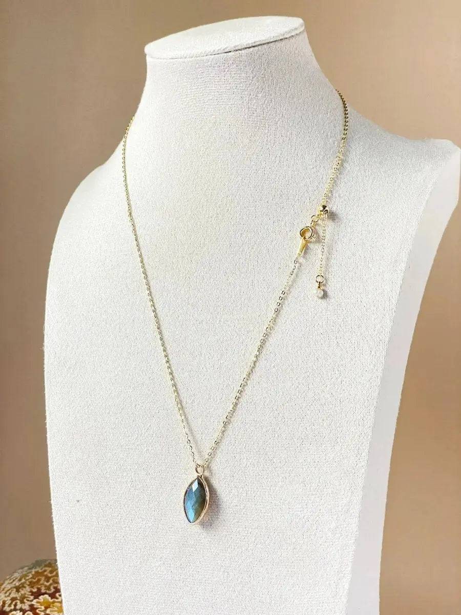 Inner Light – Labradorite Protection Necklace view 3